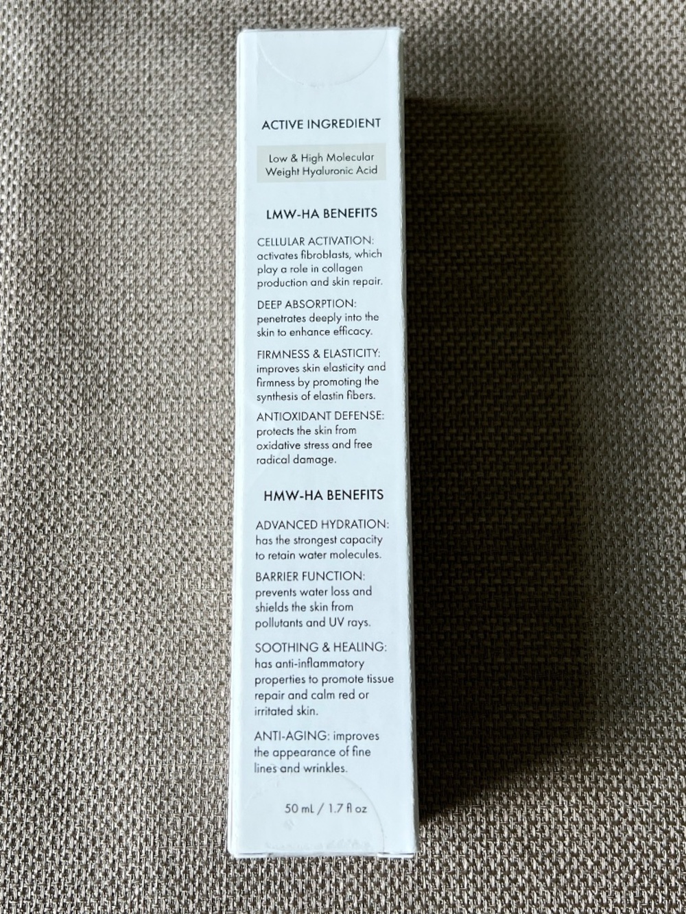 NIRA Moisture-Lock Hyaluronic Acid Serum - New in Box 50 mL / 1.7 fl oz - Picture 2 of 3